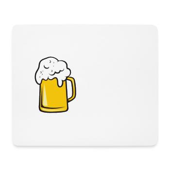 Bière :30 - Tapis de souris (format paysage) - blanc - Devant