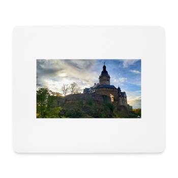 Château de Falkenstein - Tapis de souris (format paysage) - blanc - Devant