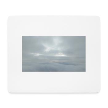 In den Wolken - Mousepad (Querformat) - Weiß - Vorne