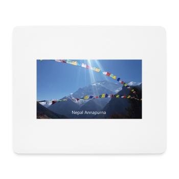 Nepal Annapurna - Mousepad (Querformat) - Weiß - Vorne