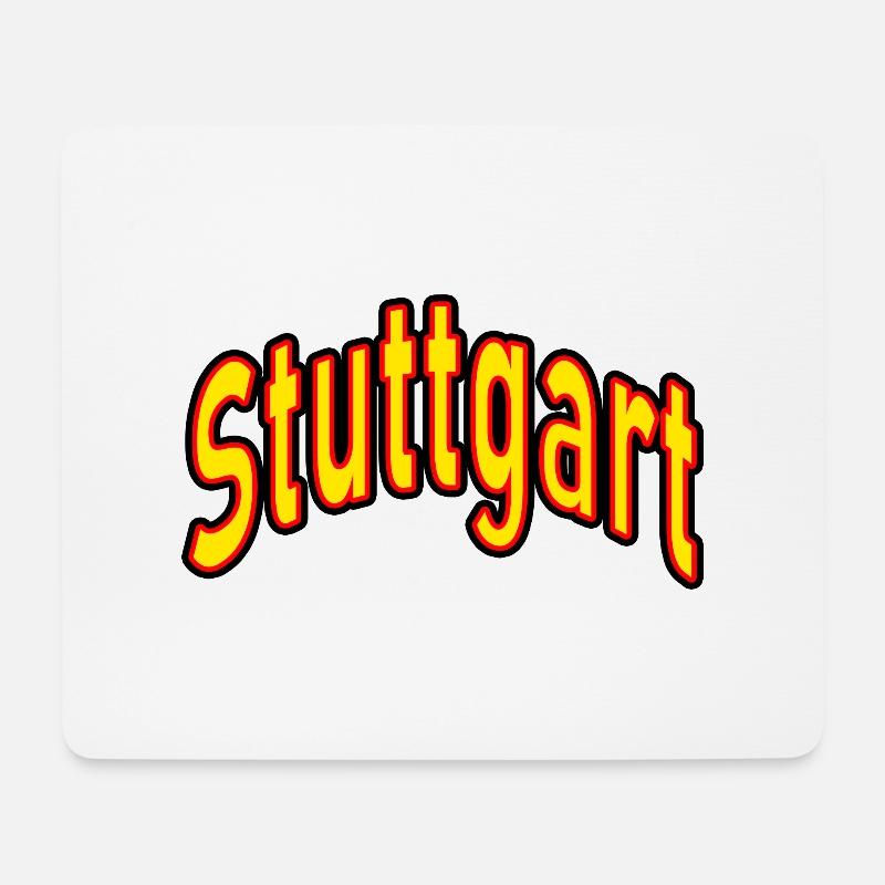 stuttgart - Mousepad (Querformat) - Weiß