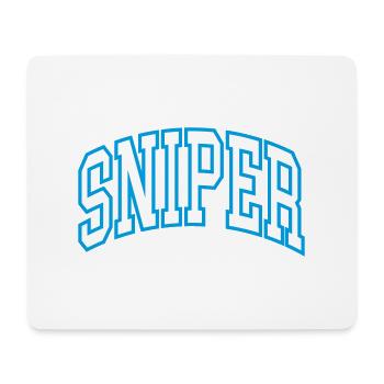 Sniper - Mouse Pad (horizontal) - white - Front