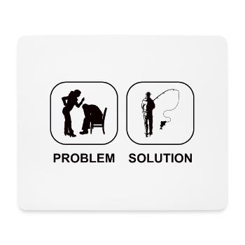 Fishing Fishing Fishing Fishing hooks Fishing - Mouse Pad (horizontal) - white - Front
