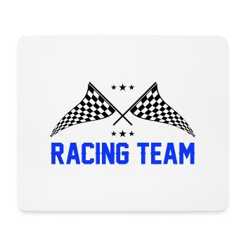 racing team 0 - Mousepad (Querformat) - Weiß - Vorne