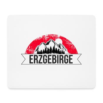 Erzgebirge Hasen Hosen - Mousepad (Querformat) - Weiß - Vorne