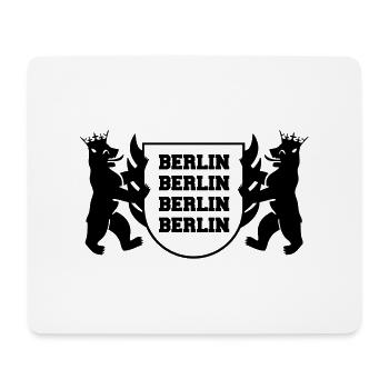 Berlin Coat of Arms 1 - Mouse Pad (horizontal) - white - Front