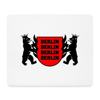 Berlin Coat of Arms 2 - Mouse Pad (horizontal) - white - Front