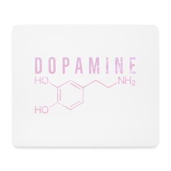Dopamin-Molekül - Mousepad (Querformat) - Weiß - Vorne