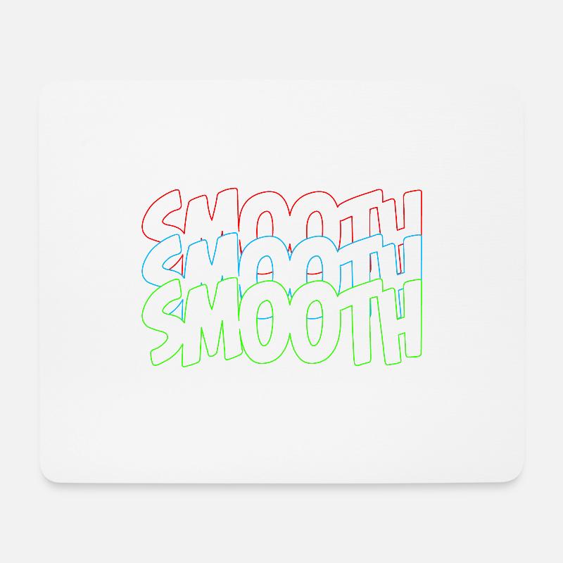 SMOOTH X3 - Mouse Pad (horizontal) - white