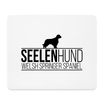 Welsh Springer Spaniel Seelenhund Hunde Wilsigns - Mousepad (Querformat) - Weiß - Vorne