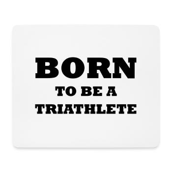 Triathlon Natation Bike Run Marathon - Tapis de souris (format paysage) - blanc - Devant