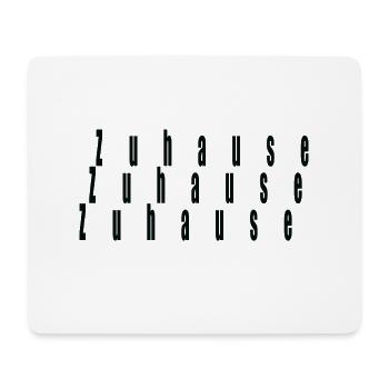 Zuhause - Mousepad (Querformat) - Weiß - Vorne