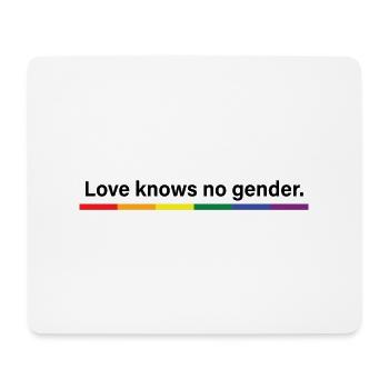 Liebe kennt kein Geschlecht - Mousepad (Querformat) - Weiß - Vorne