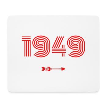 Né en 1949 - Tapis de souris (format paysage) - blanc - Devant