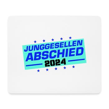 Junggesellen Abschied 2024 - Mousepad (Querformat) - Weiß - Vorne