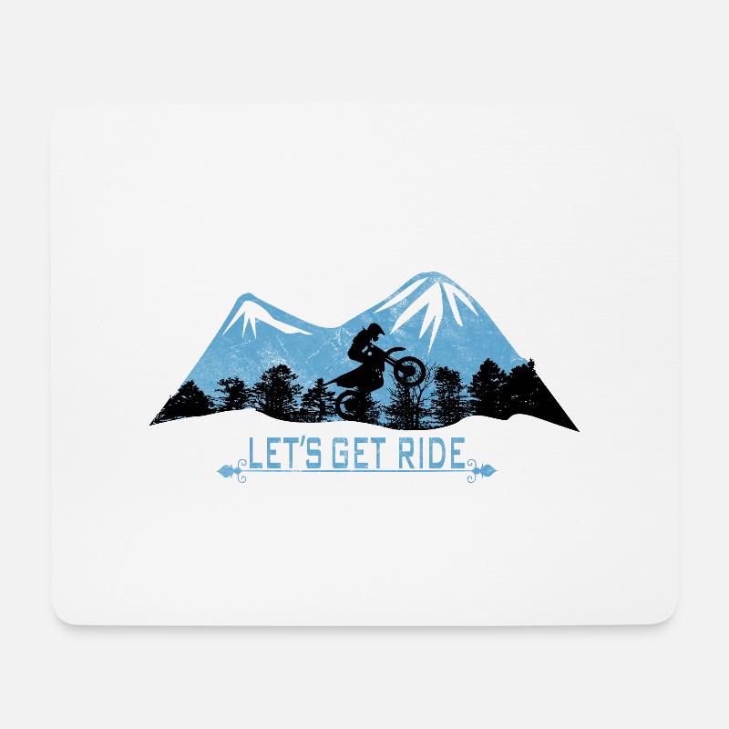 LOS GEHT'S - Mousepad (Querformat) - Weiß