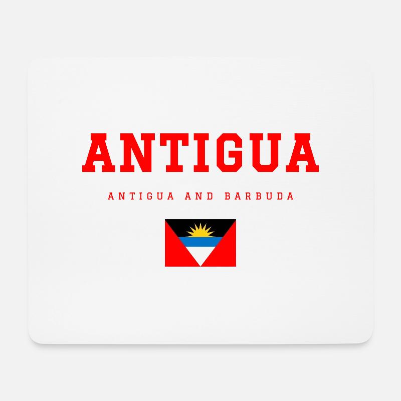 Antigua - Mousepad (Querformat) - Weiß