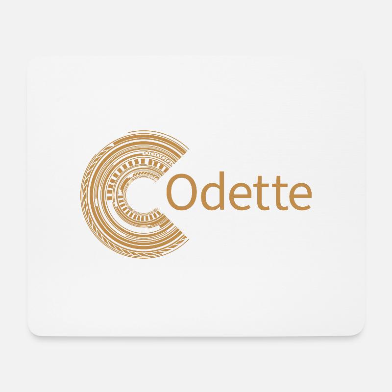 Für Odette - Mousepad (Querformat) - Weiß