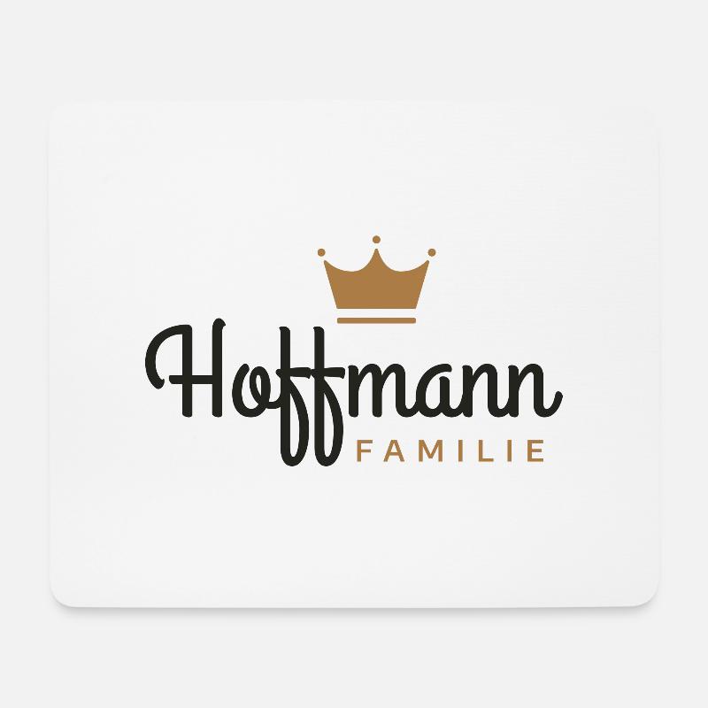 Hoffmann-Familie - Mousepad (Querformat) - Weiß