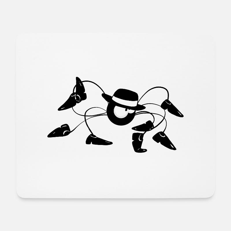 Beth die Spinne - Der Mondspaziergang - Mousepad (Querformat) - Weiß