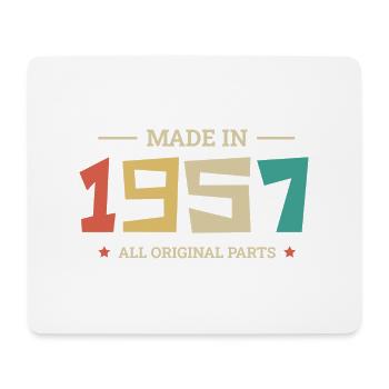 Legendär seit 1957 Original 1957 - Mousepad (Querformat) - Weiß - Vorne