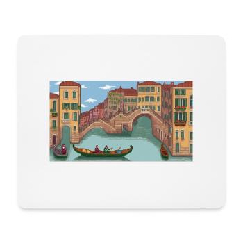 Venice, Italy - Pixel Art - Mouse Pad (horizontal) - white - Front