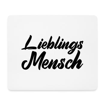 Favorite person - Mouse Pad (horizontal) - white - Front