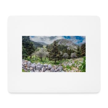 Burgruine des mittelalterlichen Palio Pyli Kos - Mousepad (Querformat) - Weiß - Vorne