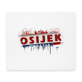 croatia hrvatska croatia hrv hr travel tourism - Mouse Pad (horizontal) - white - Front
