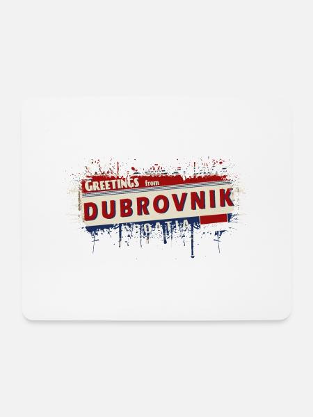 Kroatien Hrvatska Kroatien HRV HR Reisetourismus - Mousepad (Querformat) - Weiß