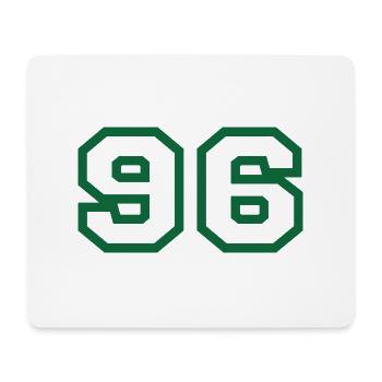 Numéro 96 sport - Tapis de souris (format paysage) - blanc - Devant