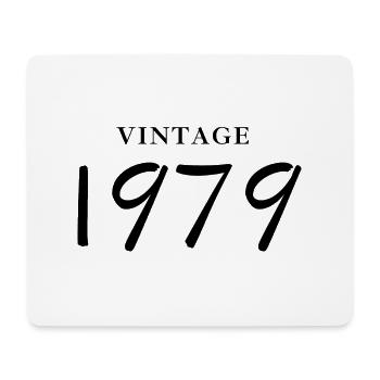 Jahrgang 1979 - Jubiläums-Geschenkidee - Mousepad (Querformat) - Weiß - Vorne