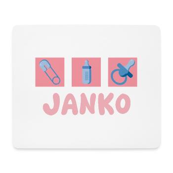 Sucette Janko - Tapis de souris (format paysage) - blanc - Devant