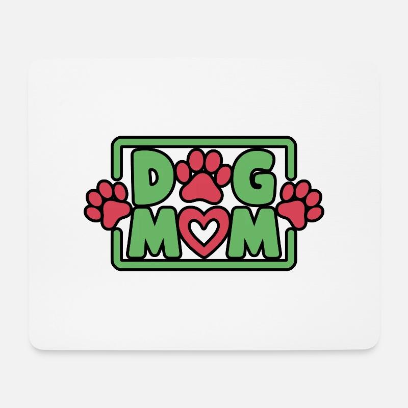 Hundemama. - Mousepad (Querformat) - Weiß