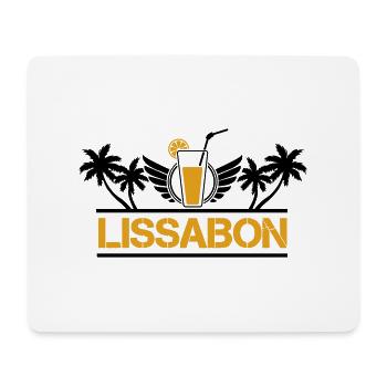 Lissabon - Mousepad (Querformat) - Weiß - Vorne