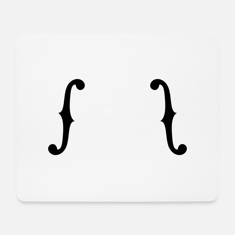 ouies - Tapis de souris (format paysage) - blanc