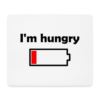 Hungry - Mouse Pad (horizontal) - white - Front