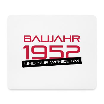 Few km - Year 1952 - Mouse Pad (horizontal) - white - Front