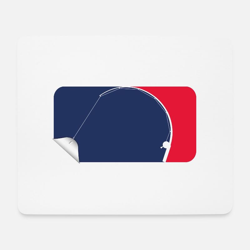 Angelsport - Mousepad (Querformat) - Weiß