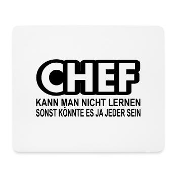 chef - Mousepad (Querformat) - Weiß - Vorne