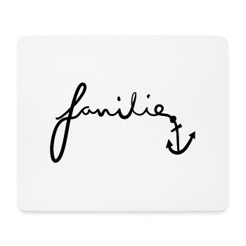 Familie - Mousepad (Querformat) - Weiß - Vorne