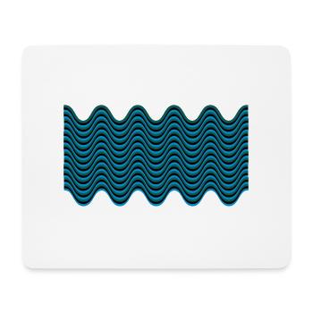 wellenmuster - Mouse Pad (horizontal) - white - Front