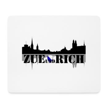 zue and rich - Mouse Pad (horizontal) - white - Front
