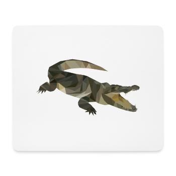Crocodile - Tapis de souris (format paysage) - blanc - Devant