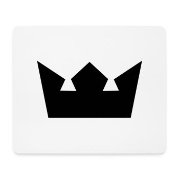 krone - Mousepad (Querformat) - Weiß - Vorne