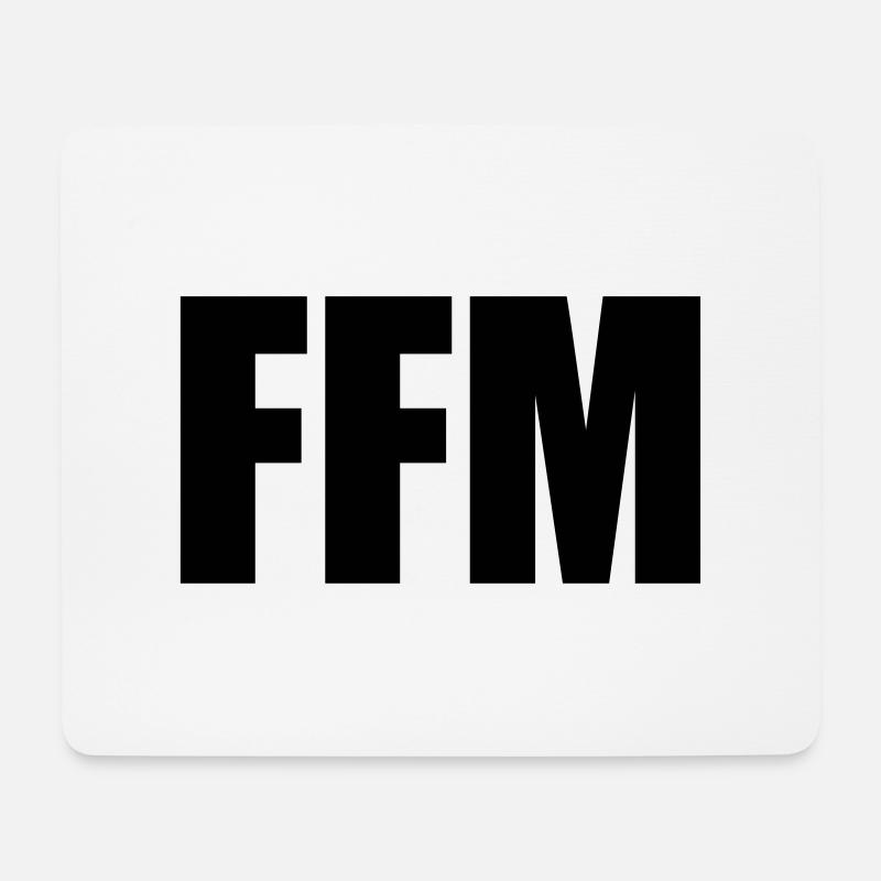 Frankfurt am Main - Mousepad (Querformat) - Weiß