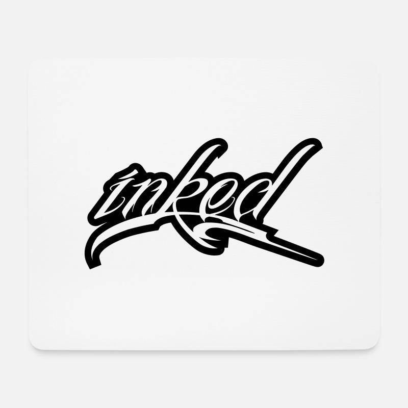 inked - Mousepad (Querformat) - Weiß
