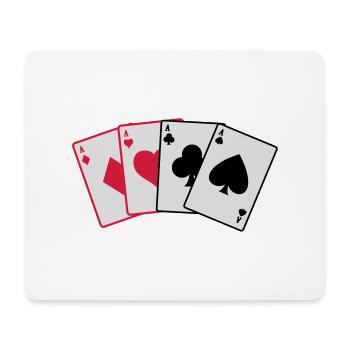 karten - Tapis de souris (format paysage) - blanc - Devant