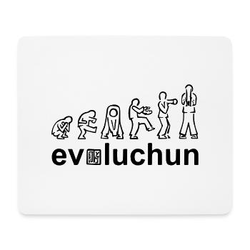 evolution of wing chun forms - Mousepad (Querformat) - Weiß - Vorne