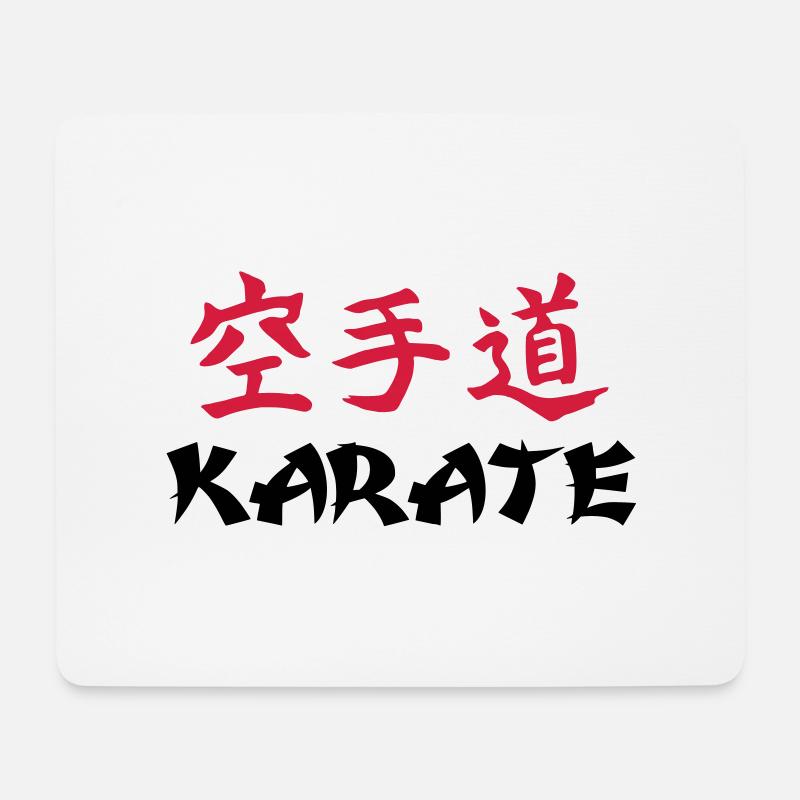 Karate - Mousepad (Querformat) - Weiß